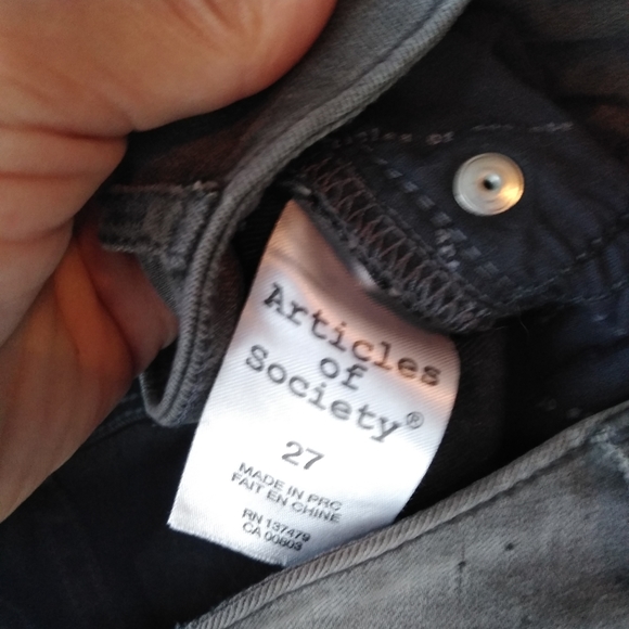 Articles of society Gray Skinny jeans Distressed - Picture 6 of 9